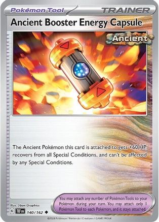 Ancient Booster Energy Capsule 140  - Reverse Holofoil SV05 Temporal Forces - Uncommon