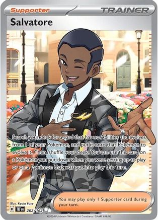 Salvatore 202/162  - Holofoil SV05 Temporal Forces - Ultra Rare