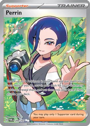 Perrin 209/167  - Holofoil SV06 Twilight Masquerade - Ultra Rare
