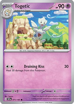 Togetic 071  SV08 Surging Sparks - Common