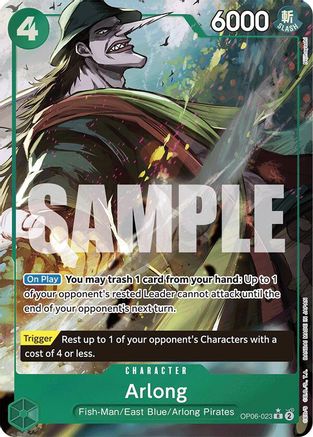 Arlong (Full Art) (OP06-023) - Premium Booster -The Best- Foil