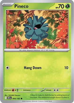 Pineco 004  SV10 Destined Rivals - Common