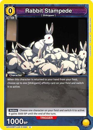 Rabbit Stampede (UEX02BT/JJK-3-008) - UEX02BT Jujutsu Kaisen Vol2