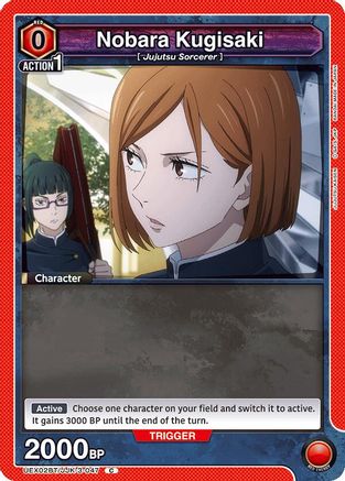Nobara Kugisaki (047) (UEX02BT/JJK-3-047) - UEX02BT Jujutsu Kaisen Vol2