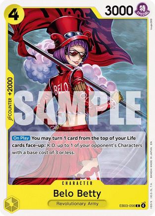 Belo Betty (EB03-056) - Extra Booster: One Piece Heroines Edition