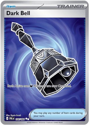 Dark Bell 106/084  - Holofoil ME05 Pitch Black - Ultra Rare