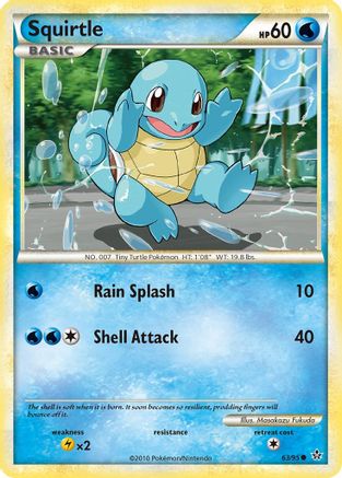 Squirtle 063/95  - Reverse Holofoil Unleashed - Common
