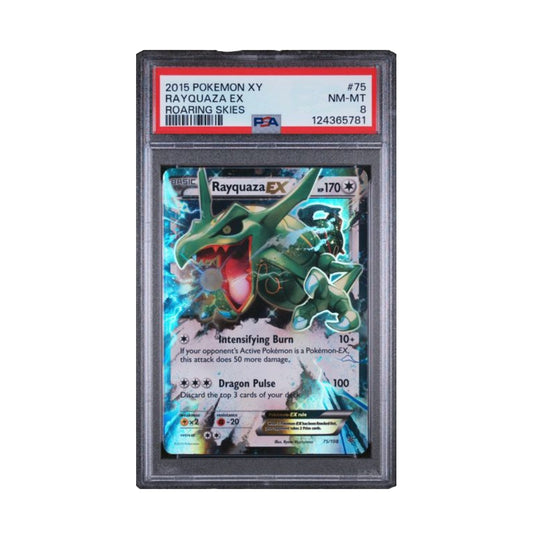 2015 POKEMON XY ROARING SKIES #75 RAYQUAZA EX ROARING SKIES