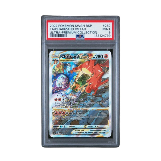2022 POKEMON SWSH BLACK STAR PROMO #262 FA/CHARIZARD VSTAR ULTRA-PREMIUM COLLECTION