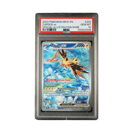 2023 POKEMON MEW EN-151 #202 ZAPDOS ex SPECIAL ILLUSTRATION RARE