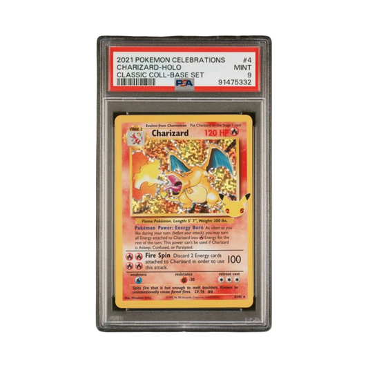 2021 POKEMON CELEBRATIONS CLASSIC COLLECTION #4 CHARIZARD-HOLO CLASSIC COLL-BASE SET