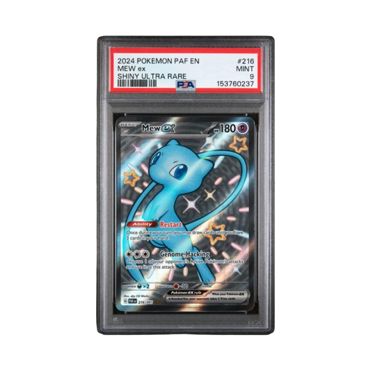 2024 POKEMON PAF EN-PALDEAN FATES #216 MEW ex SHINY ULTRA RARE