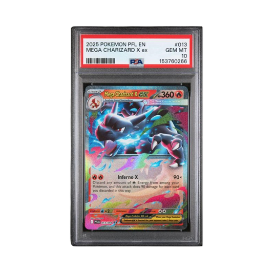 2025 POKEMON PFL EN-PHANTASMAL FLAMES #013 MEGA CHARIZARD X ex