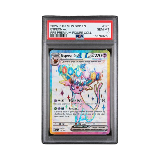 2025 POKEMON SVP EN-SV BLACK STAR PROMO #175 ESPEON ex PRE PREMIUM FIGURE COLL
