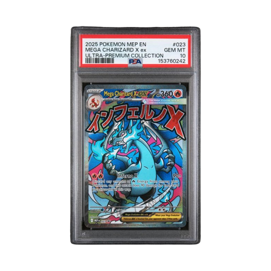 2025 POKEMON MEP EN-ME BLACK STAR PROMO #023 MEGA CHARIZARD X ex ULTRA-PREMIUM COLLECTION
