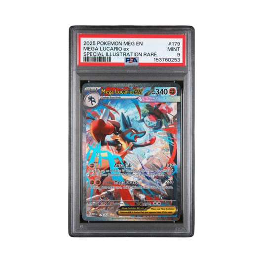 2025 POKEMON MEG EN-MEGA EVOLUTION #179 MEGA LUCARIO ex SPECIAL ILLUSTRATION RARE