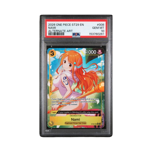 2026 ONE PIECE STARTER DECK ST29-EGGHEAD #008 NAMI ALTERNATE ART
