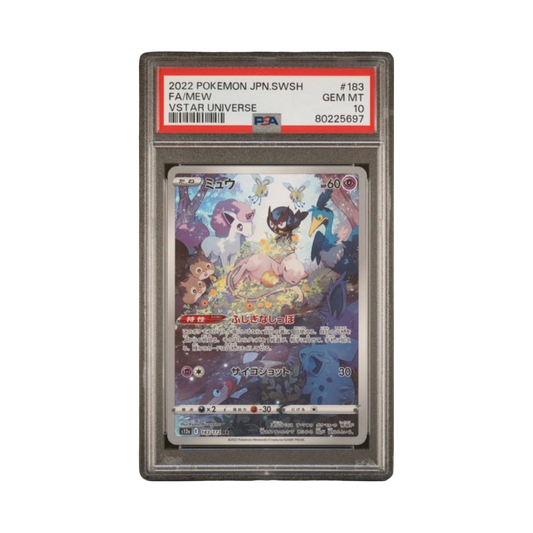 2022 POKEMON JAPANESE SWORD & SHIELD VSTAR UNIVERSE #183 FA/MEW VSTAR UNIVERSE
