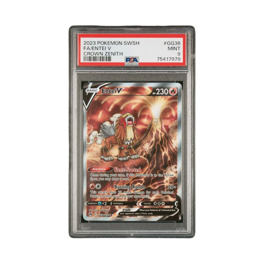 2023 POKEMON SWORD AND SHIELD CROWN ZENITH #GG36 FA/ENTEI V CROWN ZENITH