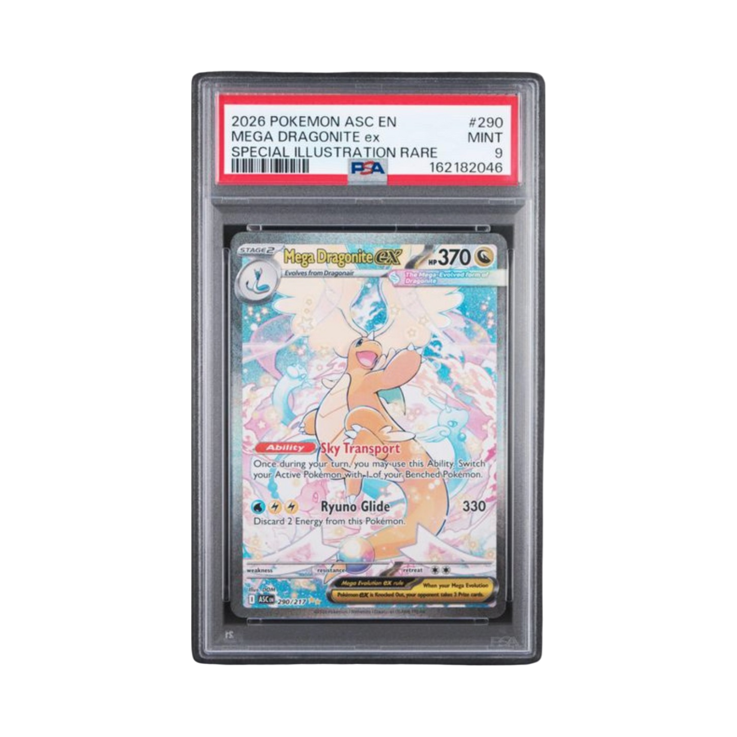 2026 POKEMON ASC EN-ASCENDED HEROES #290 MEGA DRAGONITE ex SPECIAL ILLUSTRATION RARE