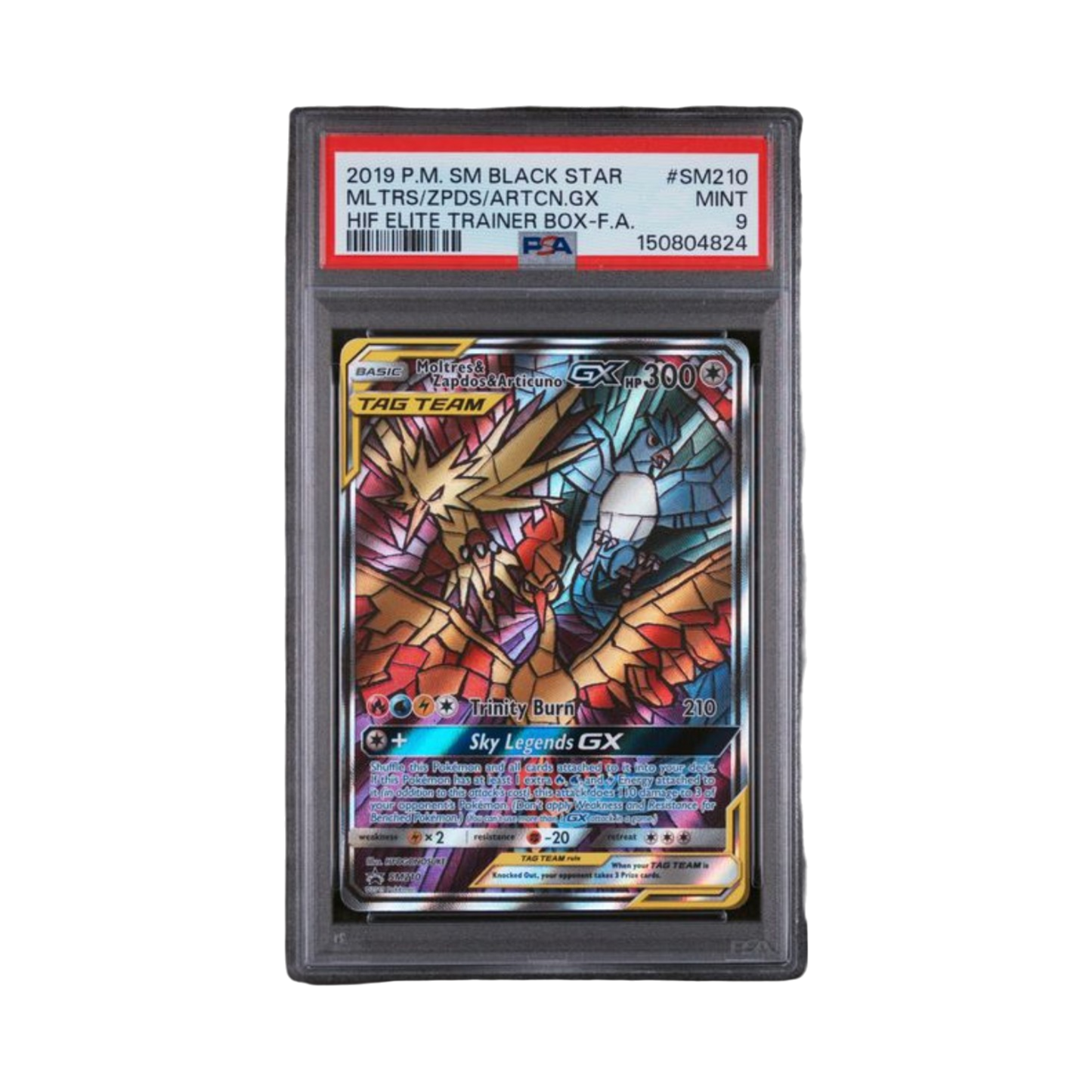 2019 POKEMON SM BLACK STAR PROMO #SM210 MLTRS/ZPDS/ARTCN.GX HIF ELITE TRAINER BOX-F.A.