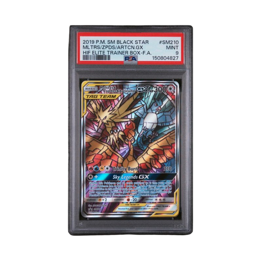 2019 POKEMON SM BLACK STAR PROMO #SM210 MLTRS/ZPDS/ARTCN.GX HIF ELITE TRAINER BOX-F.A.