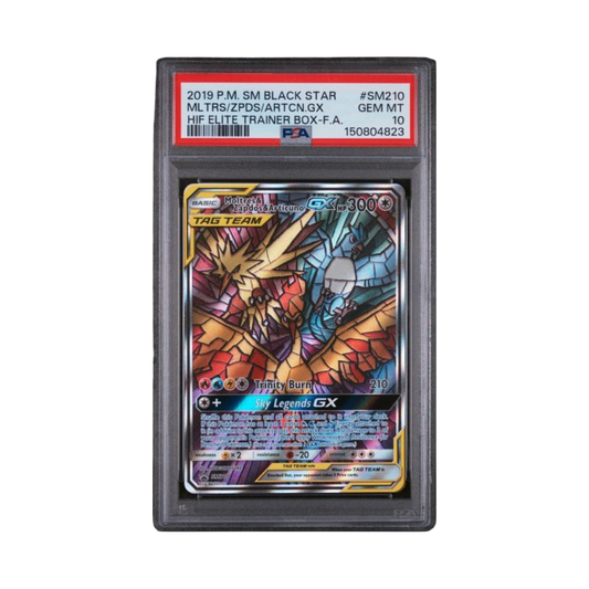 2019 POKEMON SM BLACK STAR PROMO #SM210 MLTRS/ZPDS/ARTCN.GX HIF ELITE TRAINER BOX-F.A.