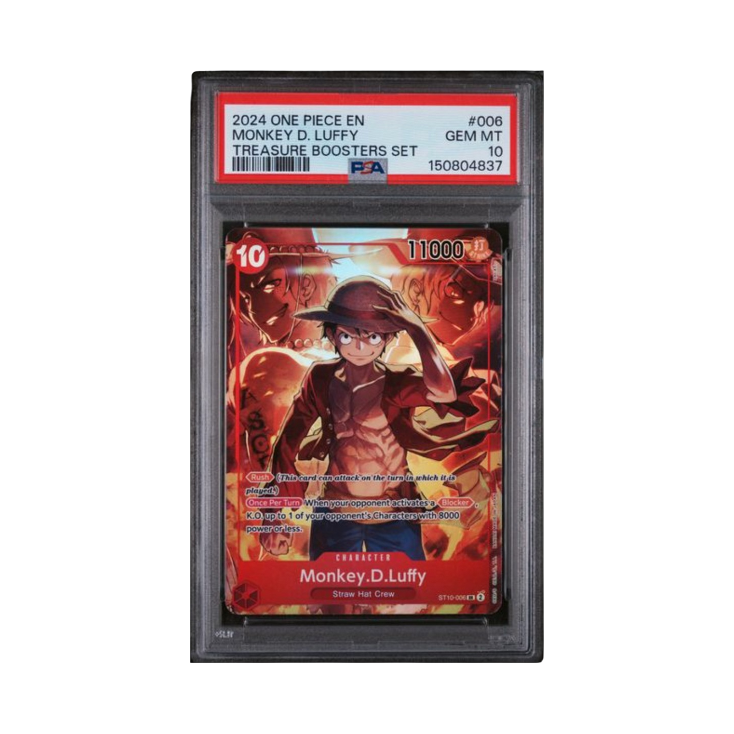 2024 ONE PIECE PROMOS #006 MONKEY D. LUFFY TREASURE BOOSTERS SET