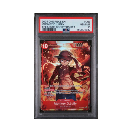 2024 ONE PIECE PROMOS #006 MONKEY D. LUFFY TREASURE BOOSTERS SET