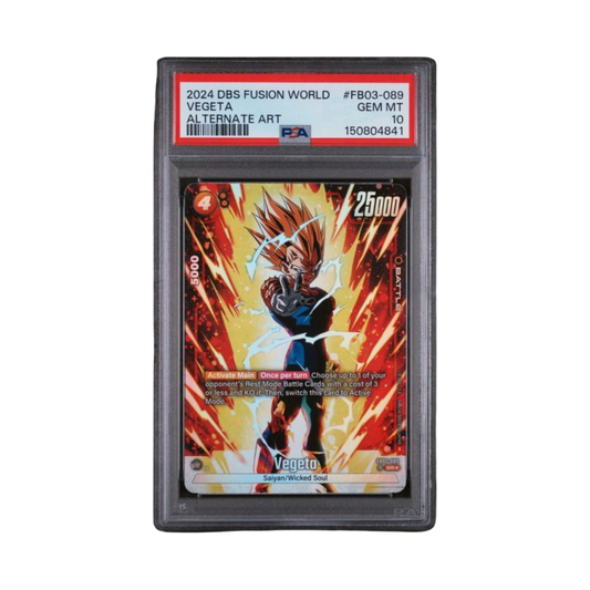2024 DRAGON BALL SUPER CARD GAME FUSION WORLD RAGING ROAR #FB03-089 VEGETA ALTERNATE ART