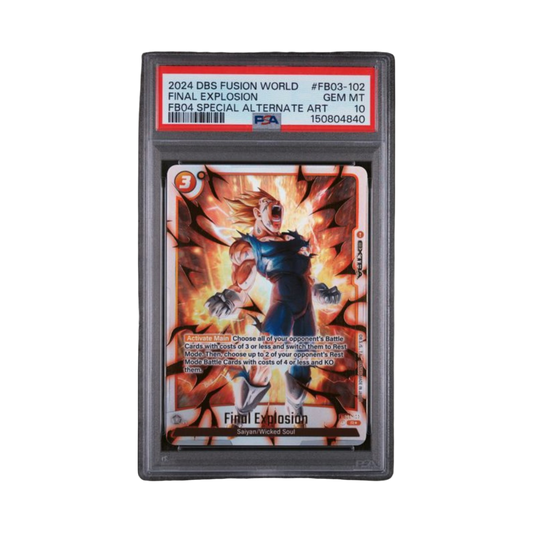 2024 DRAGON BALL SUPER CARD GAME FUSION WORLD ULTRA LIMIT #FB03-102 FINAL EXPLOSION FB04 SPECIAL ALTERNATE ART