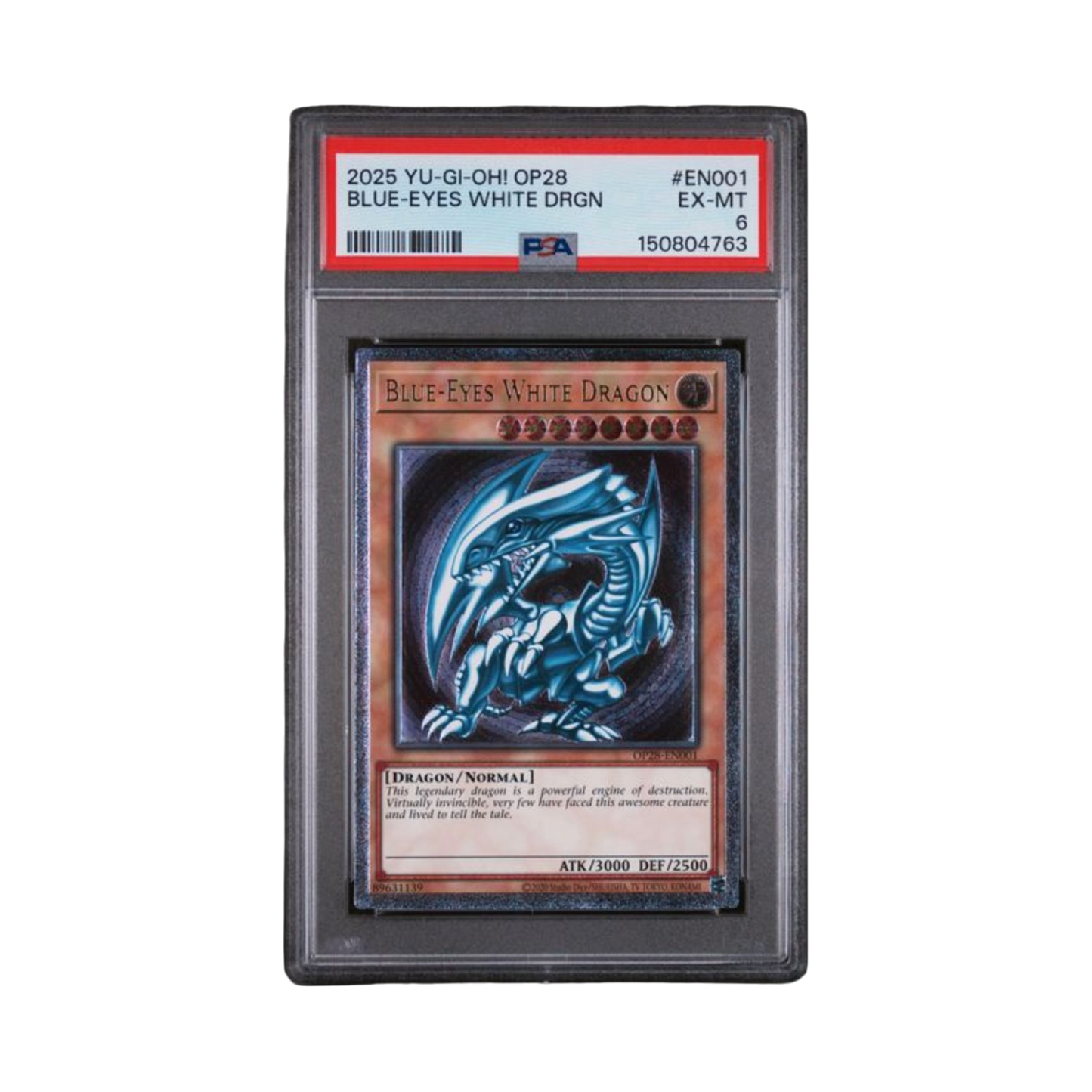 2025 YU-GI-OH! OP28-OTS TOURNAMENT PACK 28 #EN001 BLUE-EYES WHITE DRGN
