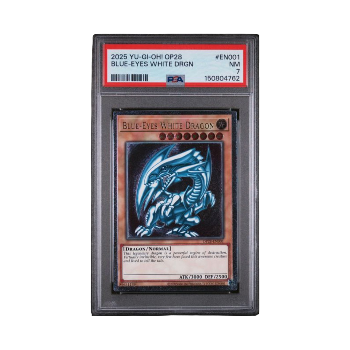 2025 YU-GI-OH! OP28-OTS TOURNAMENT PACK 28 #EN001 BLUE-EYES WHITE DRGN