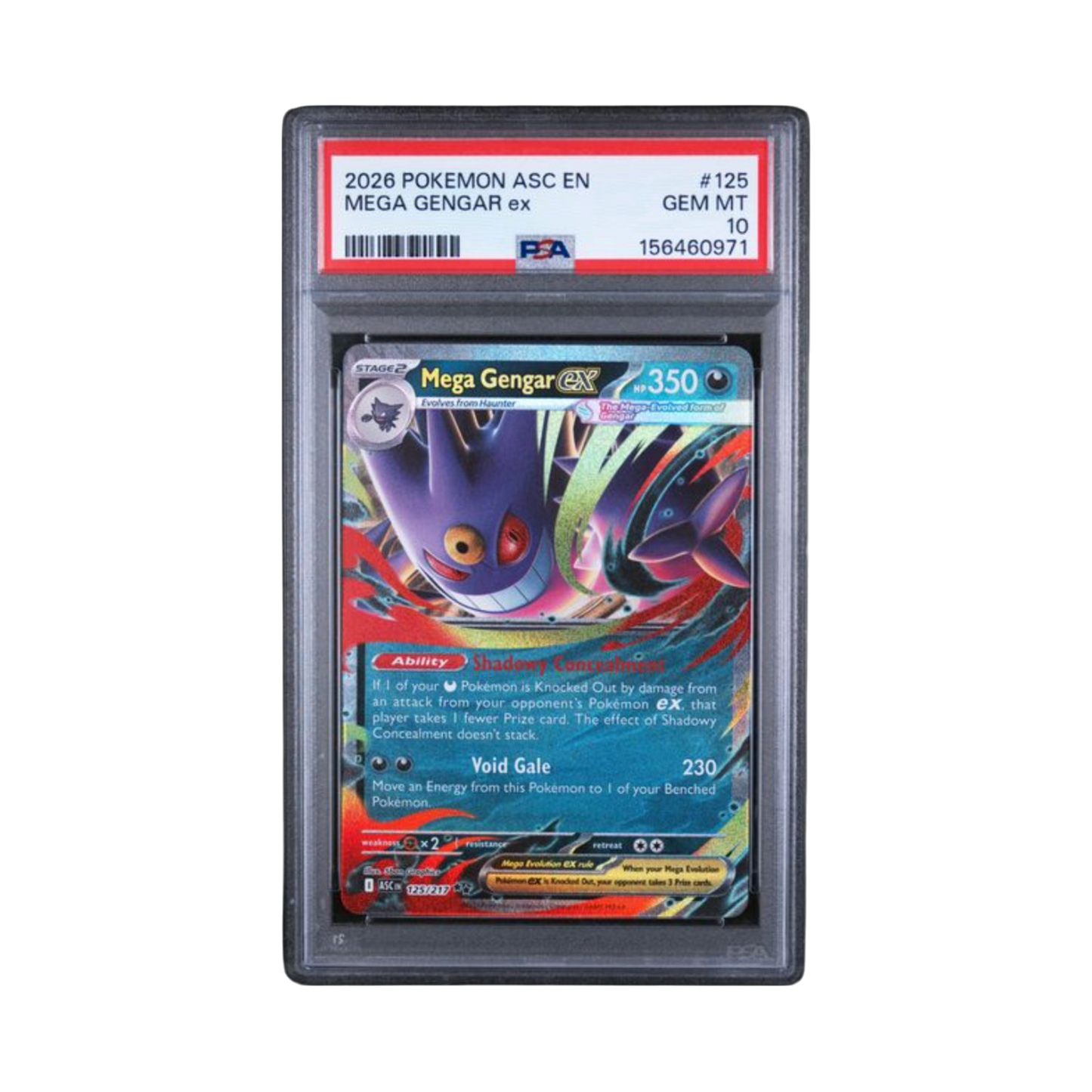2026 POKEMON ASC EN-ASCENDED HEROES #125 MEGA GENGAR ex
