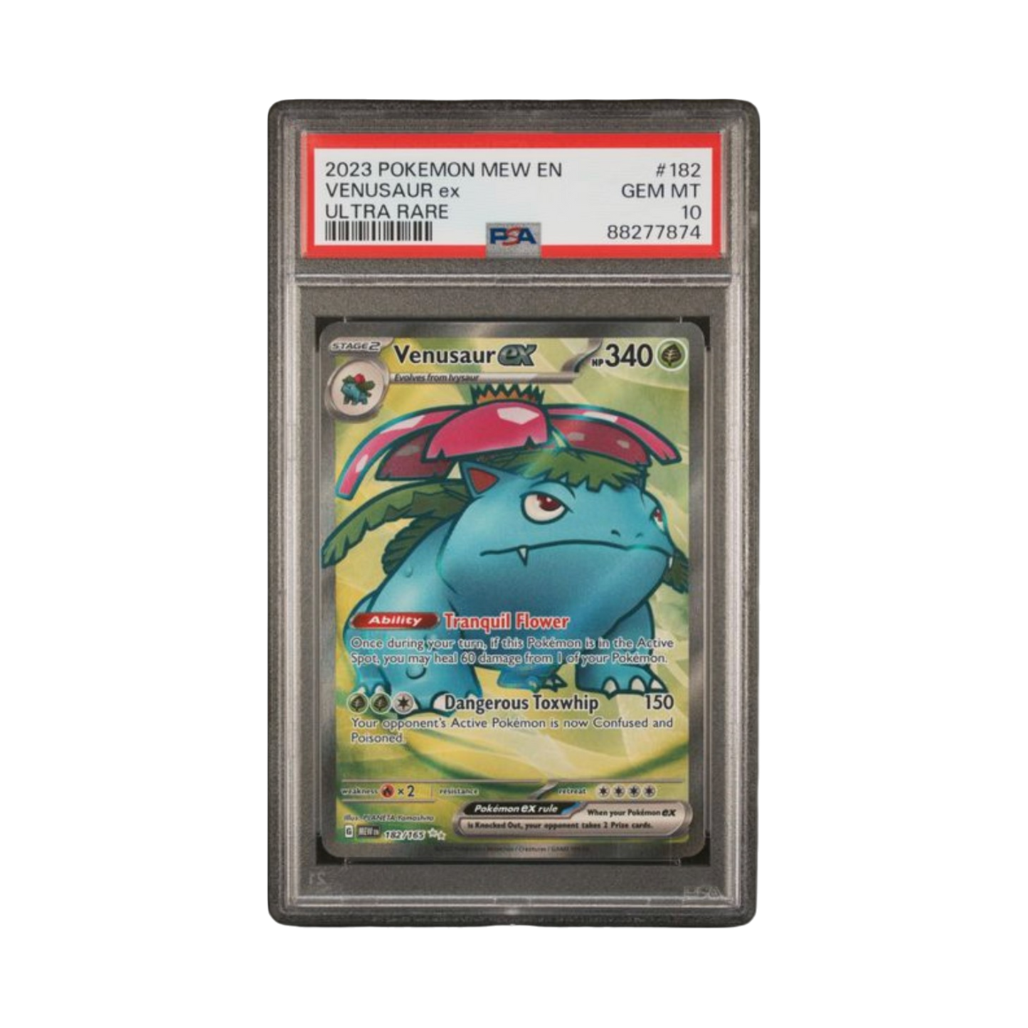 2023 POKEMON MEW EN-151 #182 VENUSAUR ex ULTRA RARE