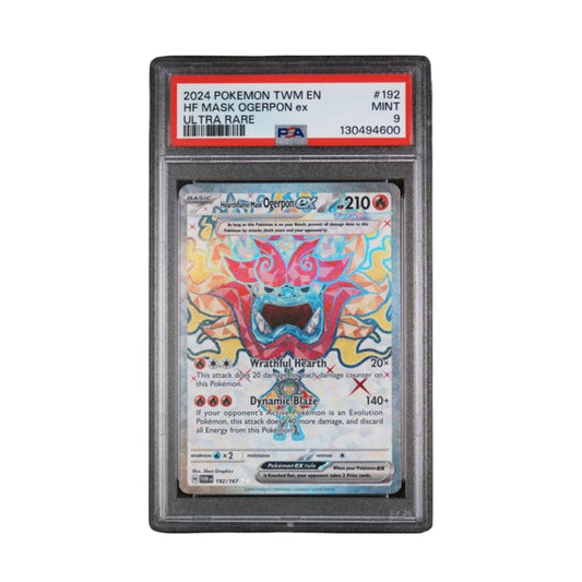 2024 POKEMON TWM EN-TWILIGHT MASQUERADE #192 HF MASK OGERPON ex ULTRA RARE