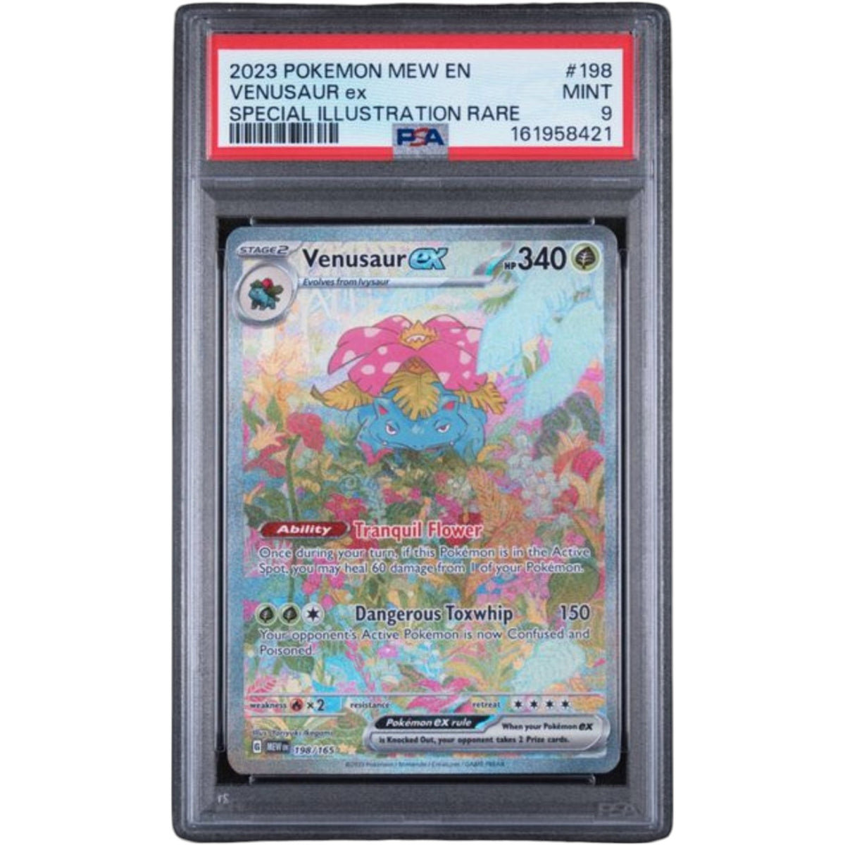 2023 POKEMON MEW EN-151 #198 VENUSAUR ex SPECIAL ILLUSTRATION RARE