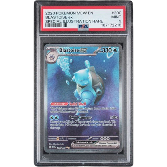 2023 POKEMON MEW EN-151 #200 BLASTOISE ex SPECIAL ILLUSTRATION RARE