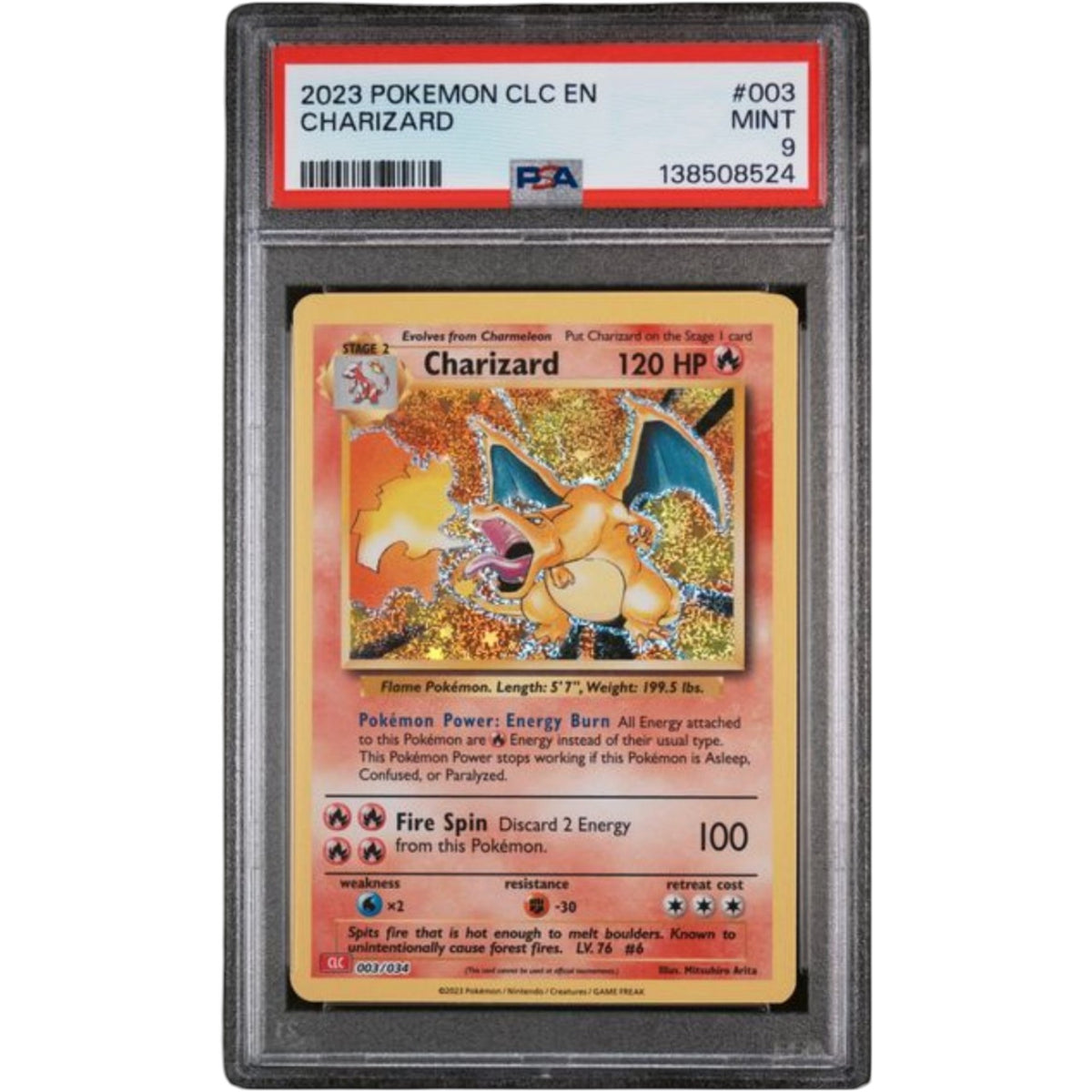 2023 POKEMON CLC-TRADING CARD GAME CLASSIC CHARIZARD & HO-OH ex DECK #003 CHARIZARD