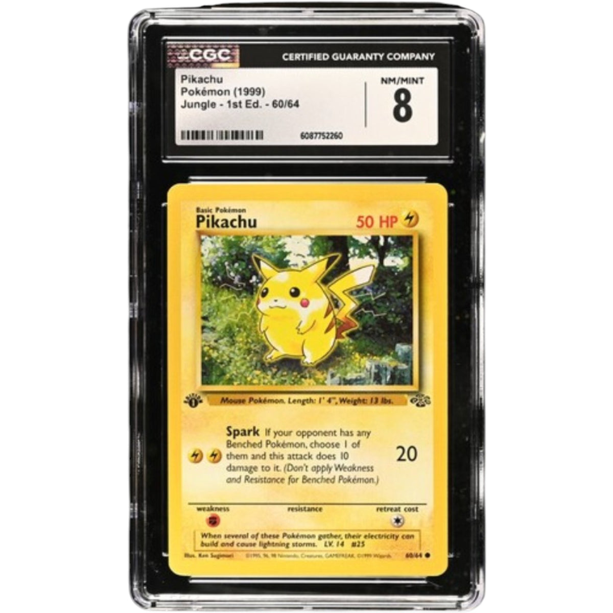 1999 POKEMON JUNGLE-1ST EDITION #060 PIKACHU