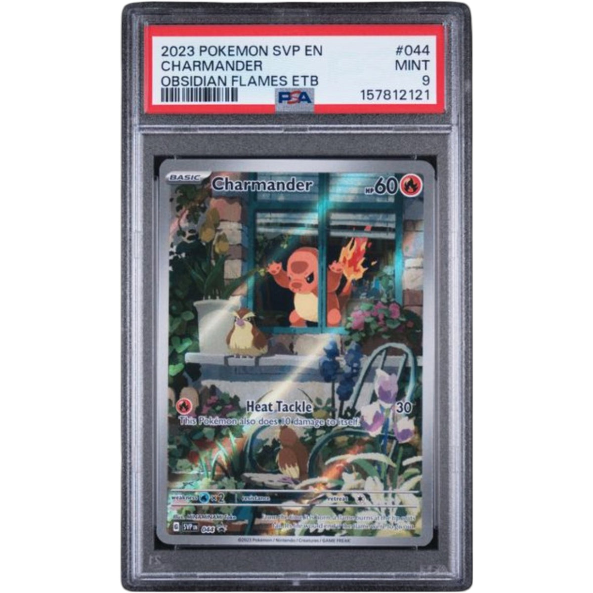 2023 POKEMON SVP EN-SV BLACK STAR PROMO #044 CHARMANDER OBSIDIAN FLAMES ETB