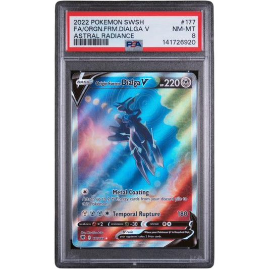 2022 POKEMON SWORD & SHIELD ASTRAL RADIANCE #177 FA/ORGN.FRM.DIALGA V ASTRAL RADIANCE