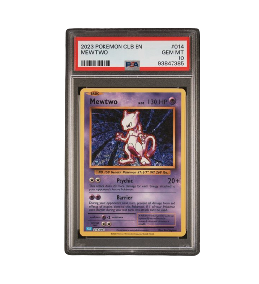 2023 POKEMON CLB-TRADING CARD GAME CLASSIC BLASTOISE & SUICUNE ex DECK #014 MEWTWO