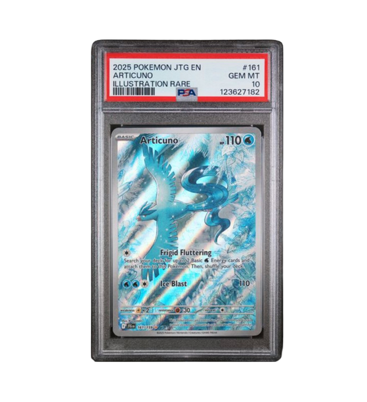 2025 POKEMON JTG EN-JOURNEY TOGETHER #161 ARTICUNO ILLUSTRATION RARE