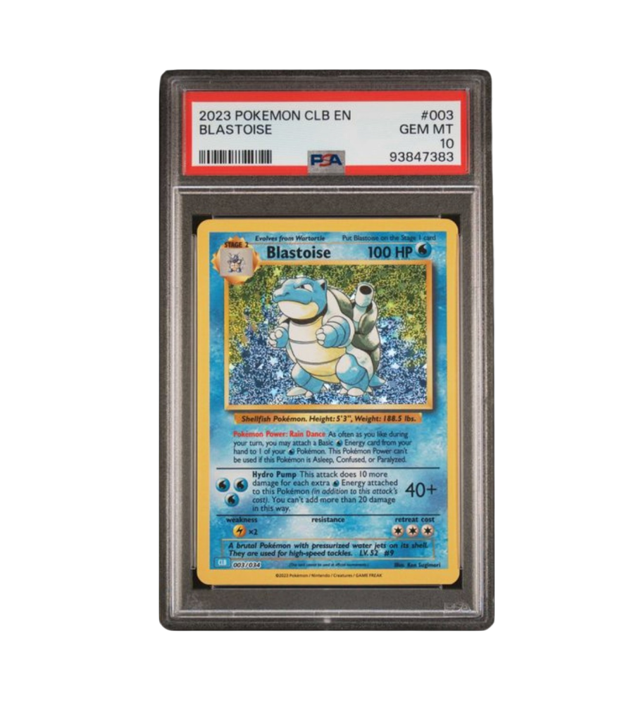 2023 POKEMON CLB-TRADING CARD GAME CLASSIC BLASTOISE & SUICUNE ex DECK #003 BLASTOISE