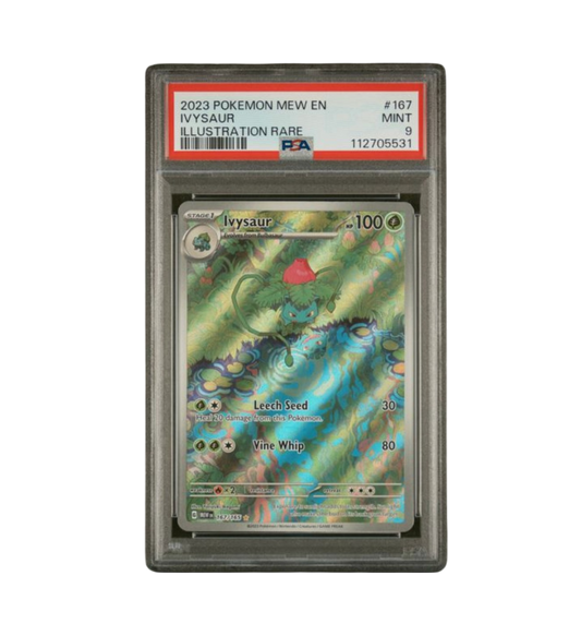 2023 POKEMON MEW EN-151 #167 IVYSAUR ILLUSTRATION RARE