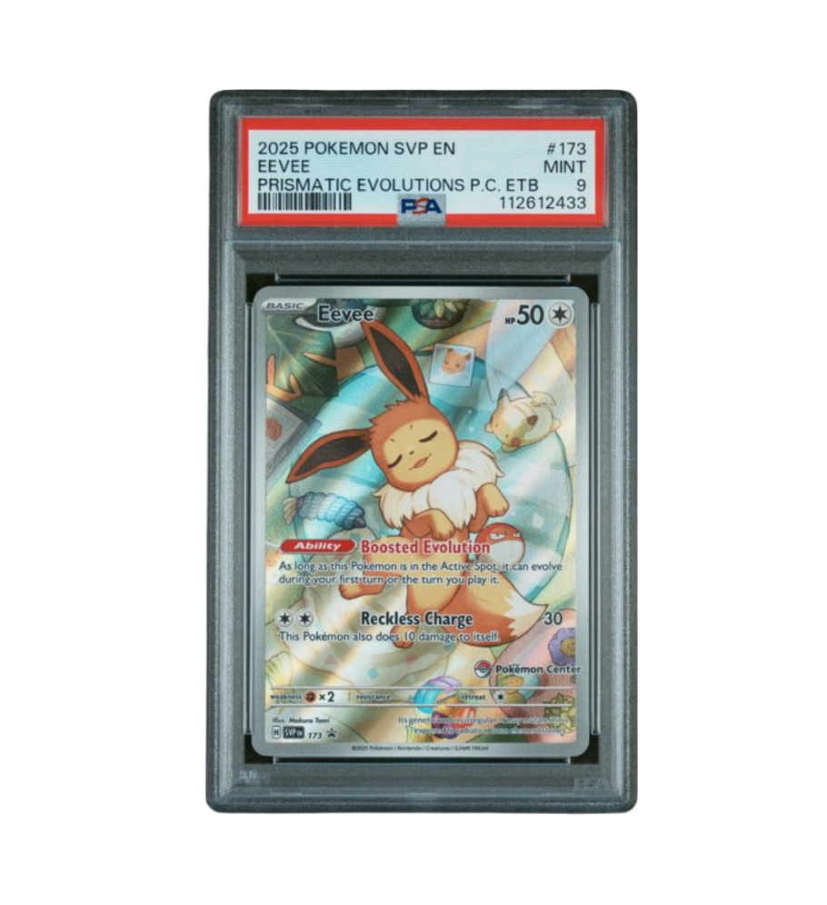 2025 POKEMON SVP EN-SV BLACK STAR PROMO #173 EEVEE PRISMATIC EVOLUTIONS PC ETB