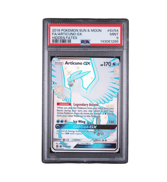 2019 POKEMON SUN & MOON HIDDEN FATES #SV54 FA/ARTICUNO GX HIDDEN FATES