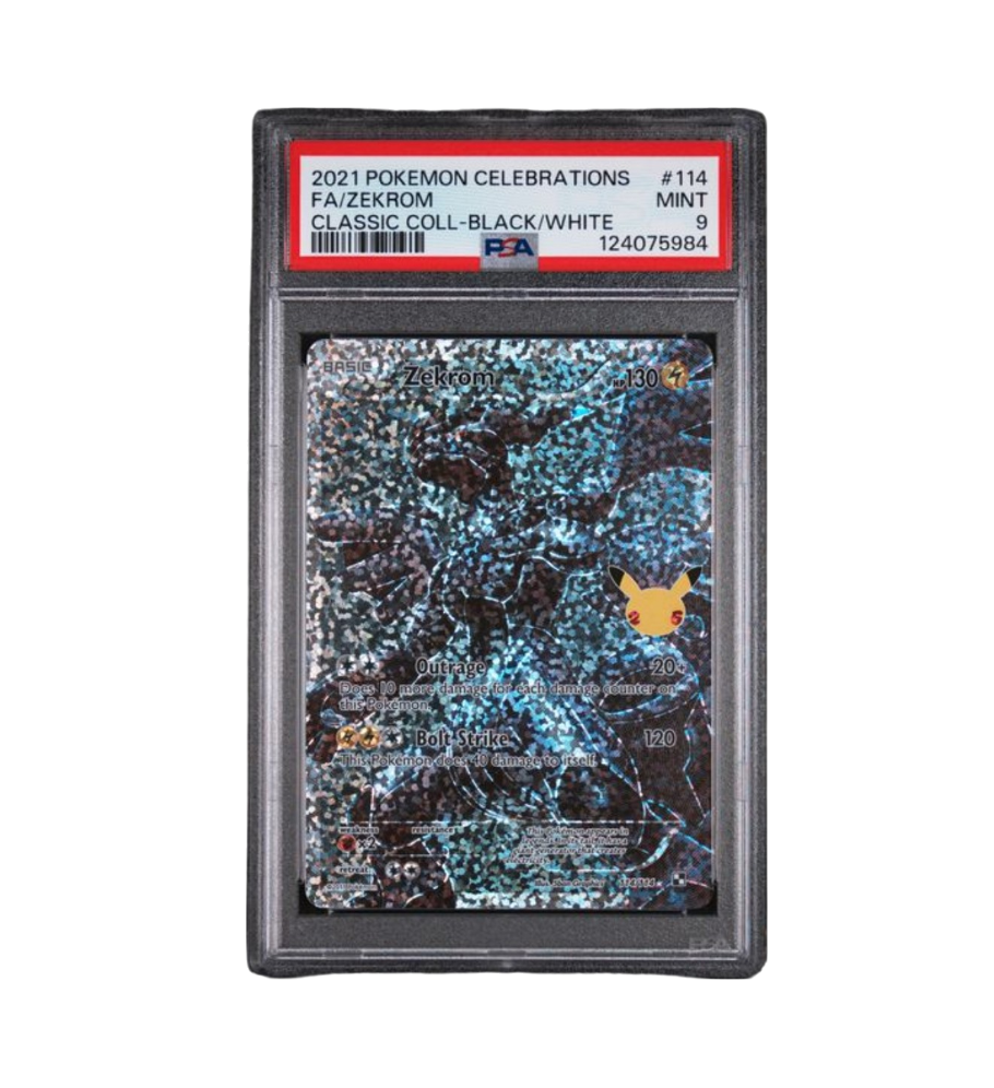 2021 POKEMON CELEBRATIONS CLASSIC COLLECTION #114 FA/ZEKROM CLASSIC COLL-BLACK/WHITE