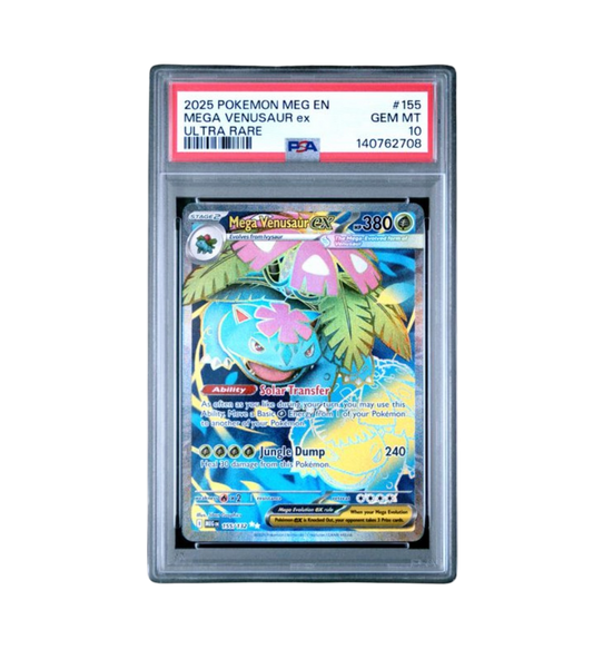 2025 POKEMON MEG EN-MEGA EVOLUTION #155 MEGA VENUSAUR ex ULTRA RARE